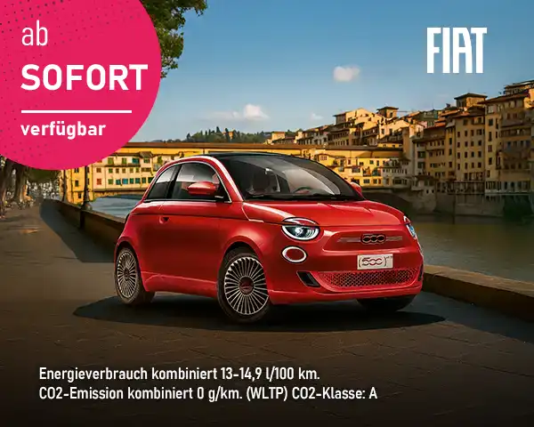 Fiat 500e – Dein perfekter Elektroflitzer Stylisch, effizient und 100 % elektrisch – jetzt ab 118 € im Leasing!